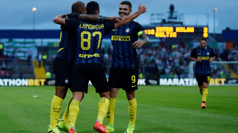 Slavící hráči Interu