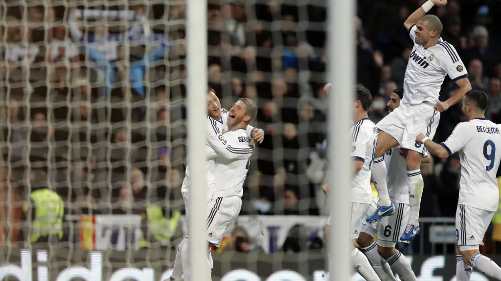 Slavící hráči Realu Madrid