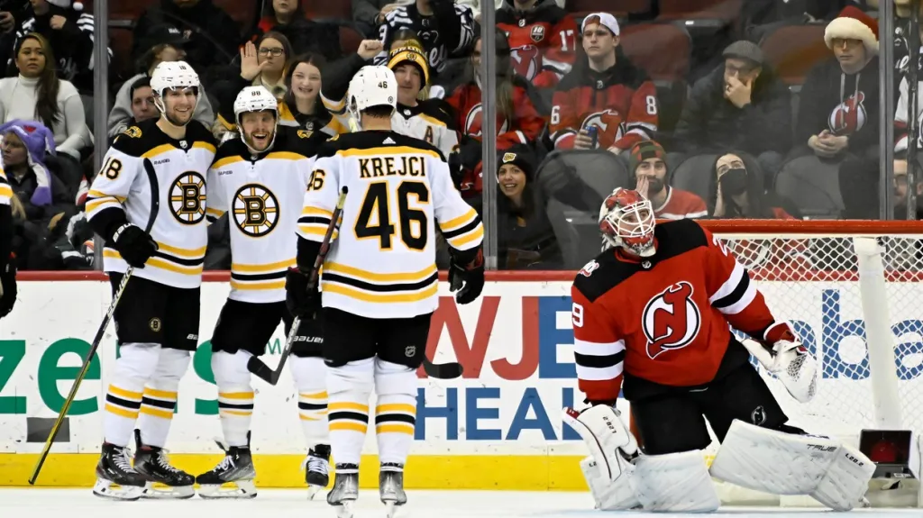 Radost hokejistů Bostonu