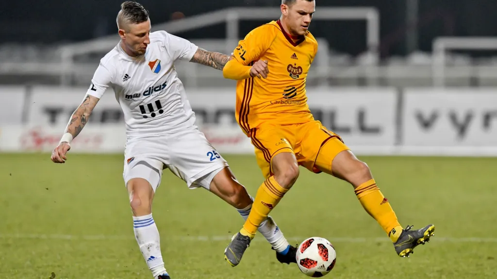 Utkání Dukla - Ostrava