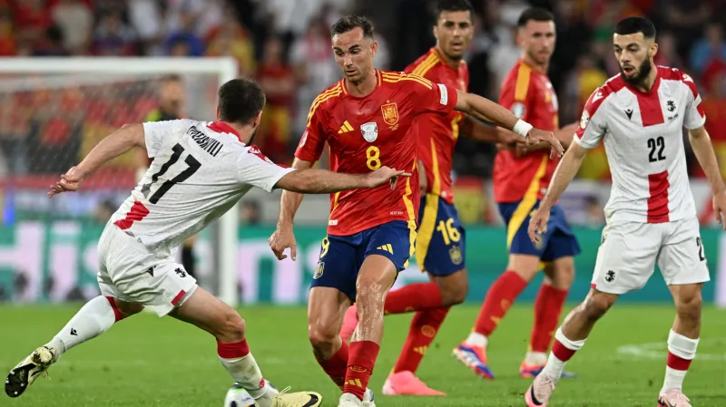 Utkání Španělsko – Gruzie