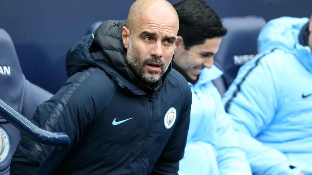 Kouč Manchesteru City Pep Guardiola