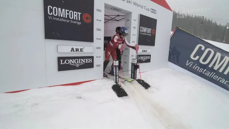 Vítězná jízda Kathariny Truppeové ve slalomu v Aare