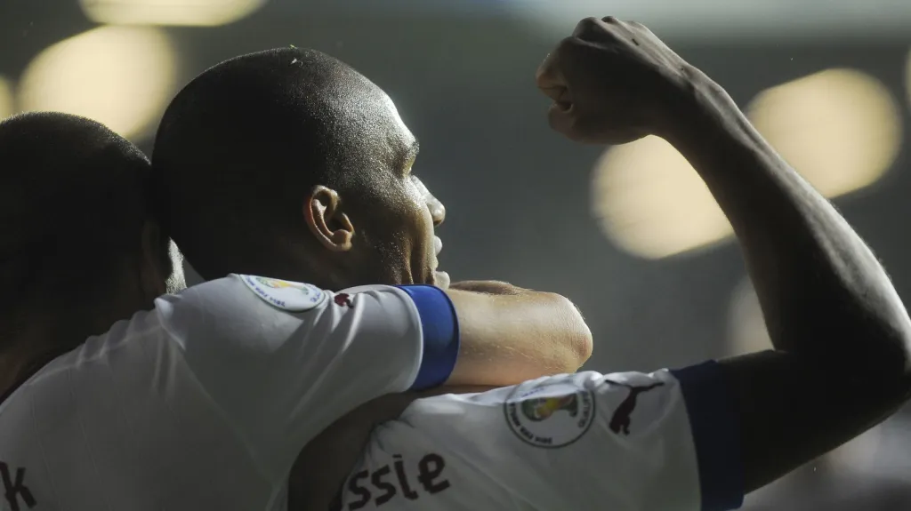 Theo Gebre Selassie slaví gól proti Maltě