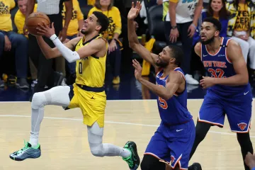 Tyrese Haliburton zaznamenal v utkání proti Knicks 32 bodů, 15 asistencí a 12 doskoků bez jediné ztráty