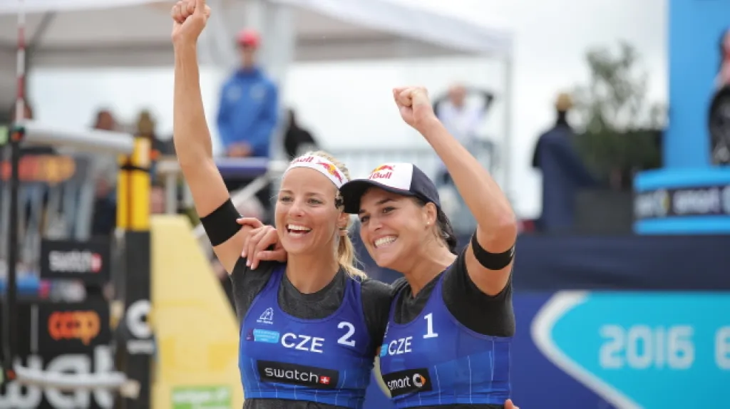 Markéta Sluková s Barborou Hermannovou 