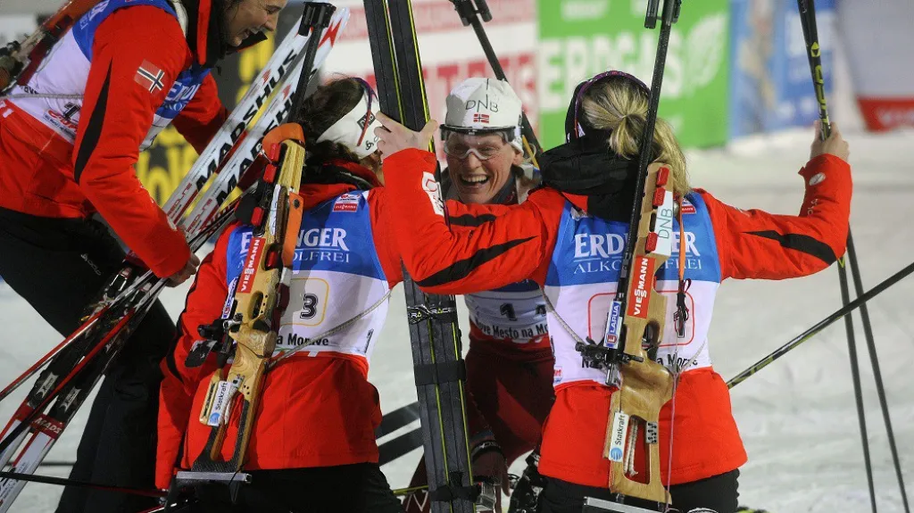 Norky slaví zlato ve štafetě