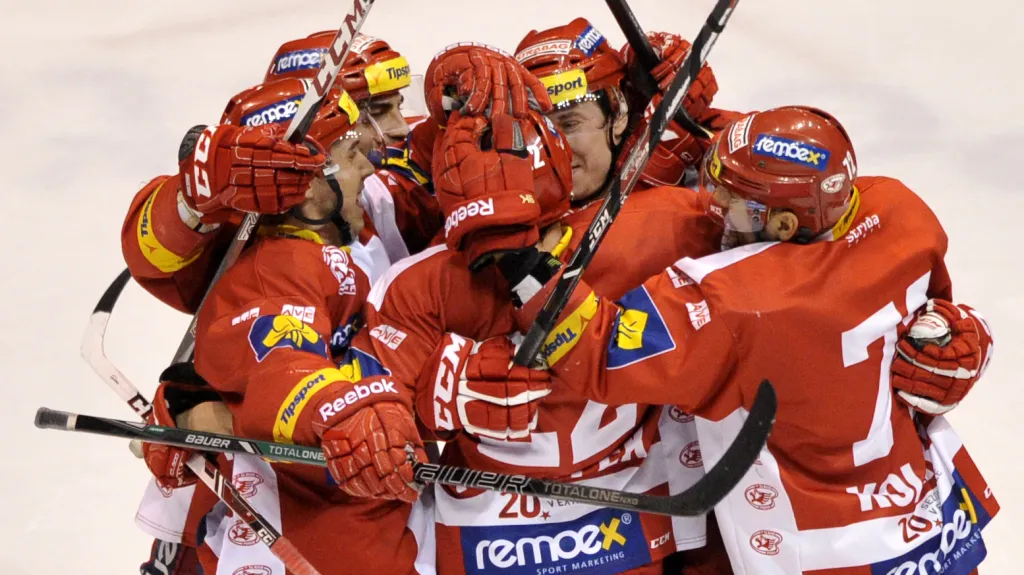 Radující se Slavia