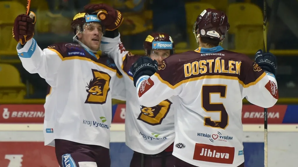 Radost hráčů Jihlavy