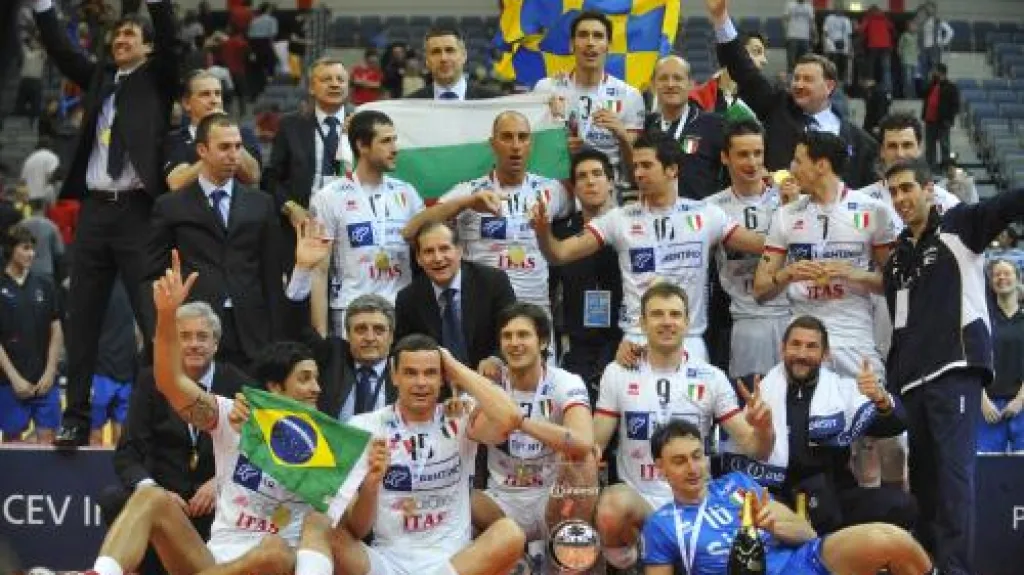 Radost hráčů Trentina