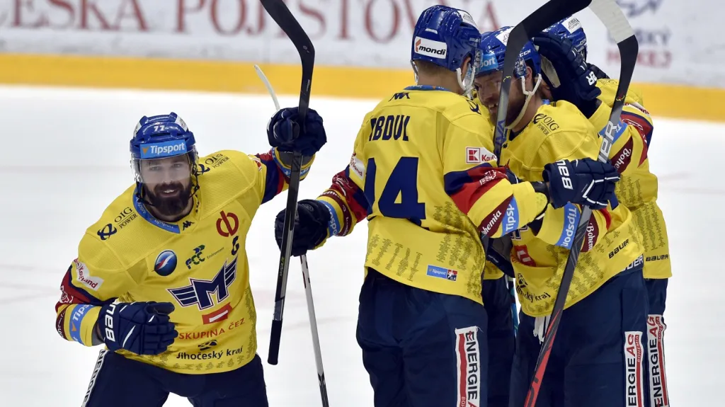 Radost hokejistů Českých Budějovic