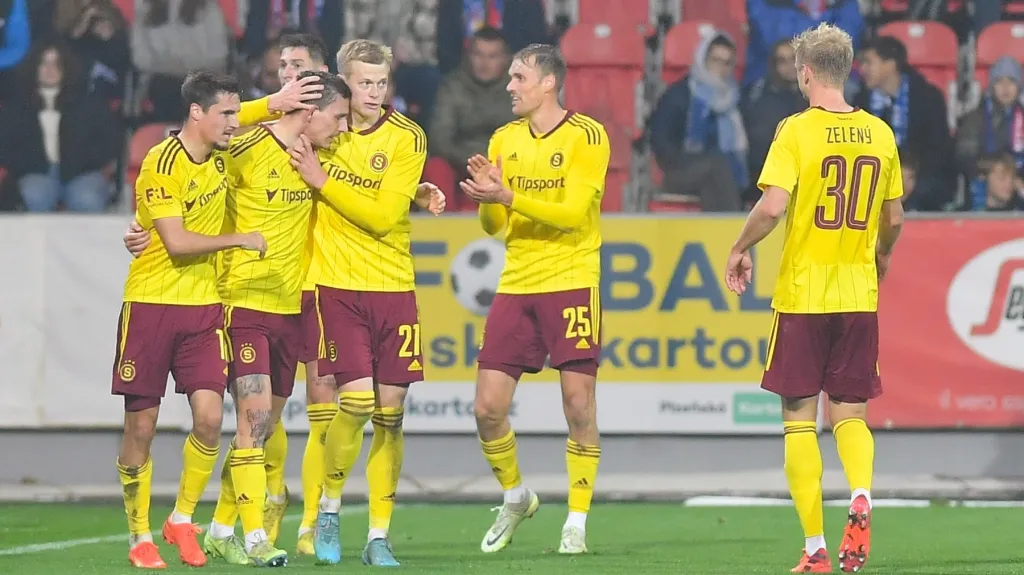 Radost fotbalistů Sparty