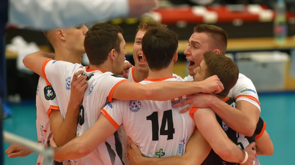 Radost volejbalistů Karlovarska