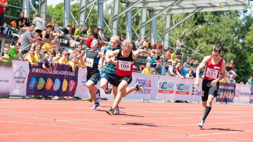 Atletické závody na Sportovní lize ZŠ