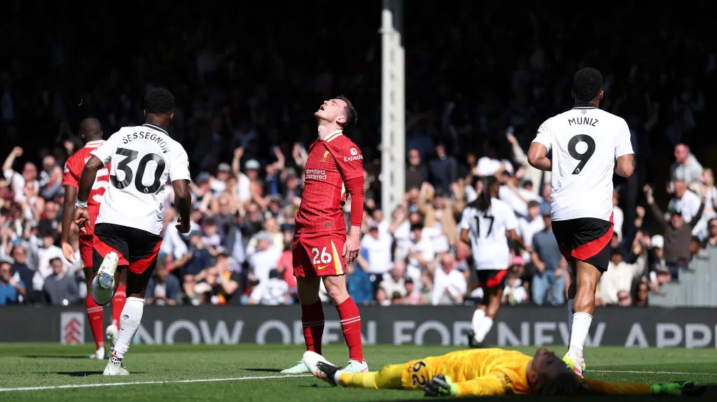 Liverpool prohrál na hřišti Fulhamu