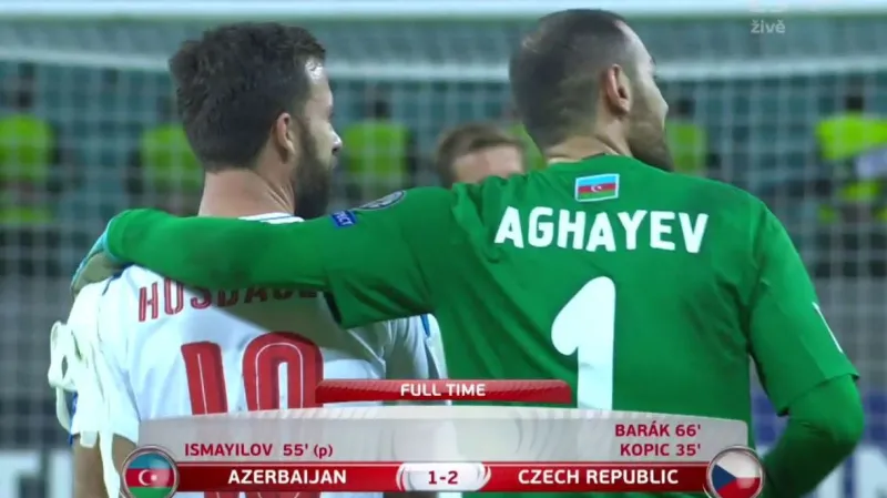 Sestřih utkání Ázerbájdžán - Česko