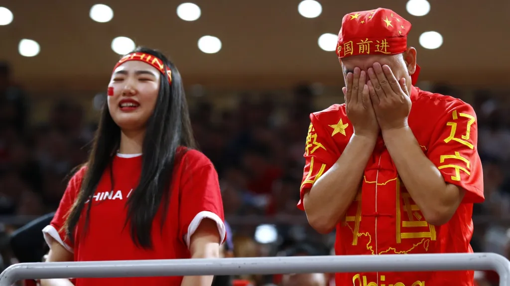 Zklamaní fanoušci Číny