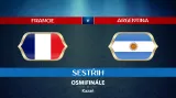 Sestřih utkání Francie - Argentina