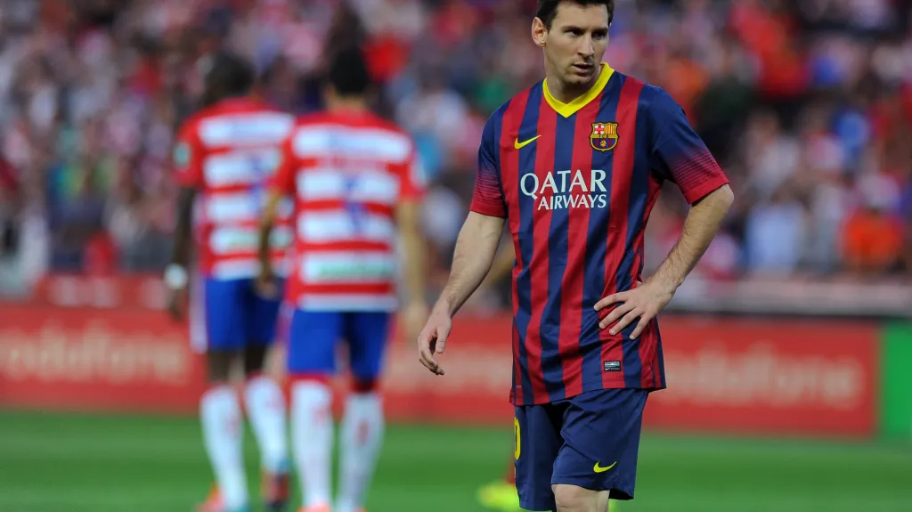 Zklamaný Lionel Messi