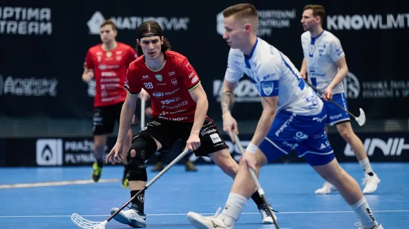 Sestřih 3. čtvrtfinále florbalistů Chodov – Střešovice