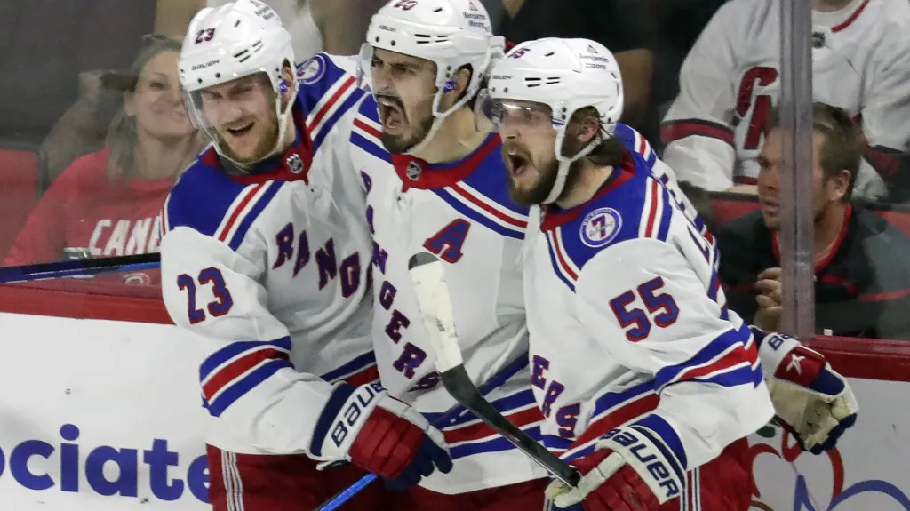 Radost hokejistů NY Rangers