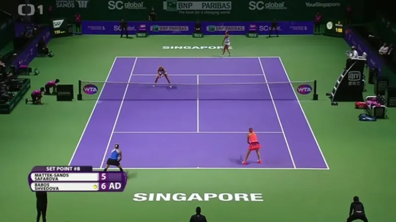 Sestřih utkání Šafářová/Matteková-Sandsová - Babosová/Švedovová