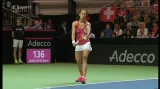Plíšková selhala, tenistky hrají po prvním dni se Švýcarkami 1:1