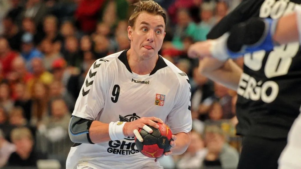 Filip Jícha v utkání s Německem