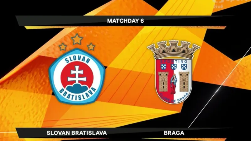 Sestřih utkání Slovan Bratislava - Braga