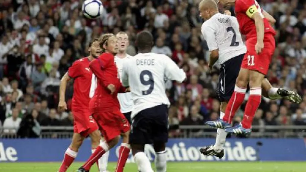 Přípravné utkání mezi Českou republikou a Anglií