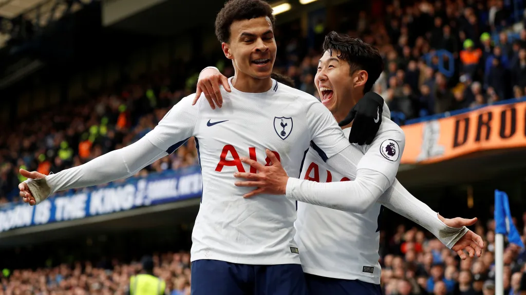Dele Alli se raduje z gólu Tottenhamu