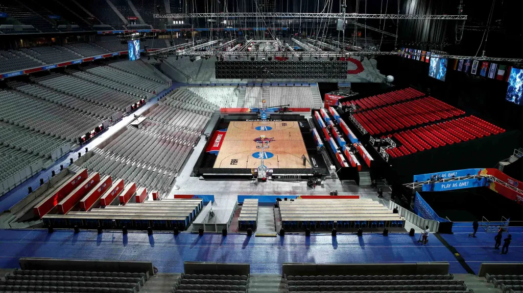 Aréna v Lille pro vyřazovací boje basketbalového ME