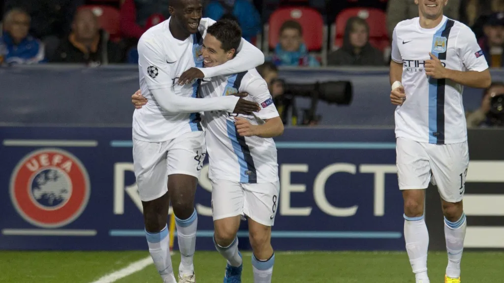 Radost hráčů Manchesteru City