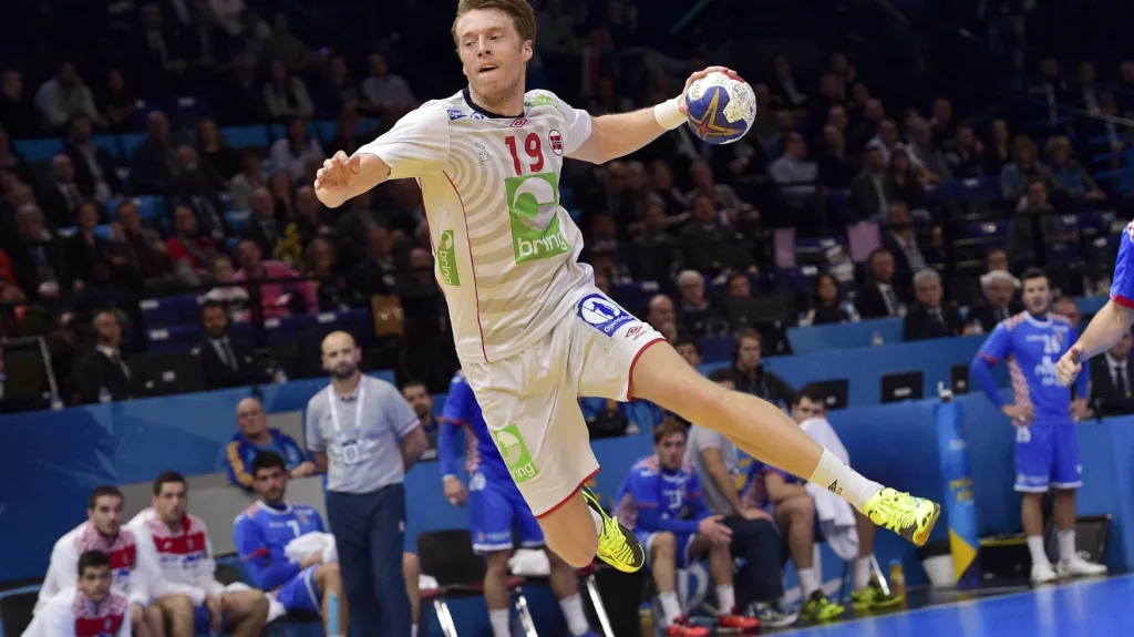 Norský házenkář Kristian Bjornsen