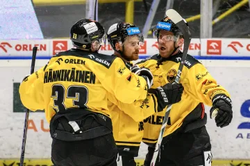 David a Ondřej Kašovi slaví branku