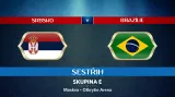 Sestřih utkání Srbsko - Brazílie