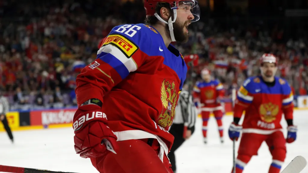 Hvězdný forvard Nikita Kučerov v ruské reprezentaci