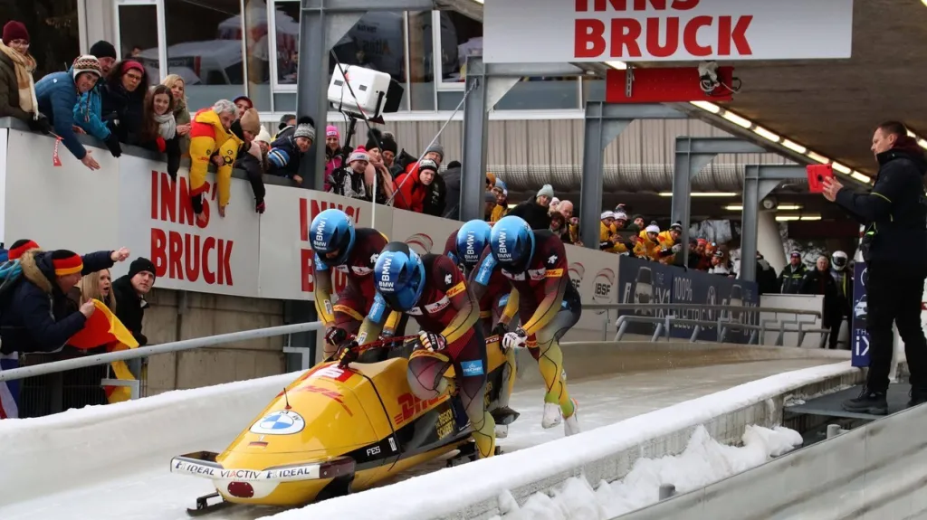 Posádka čtyřbobu Francesca Friedricha