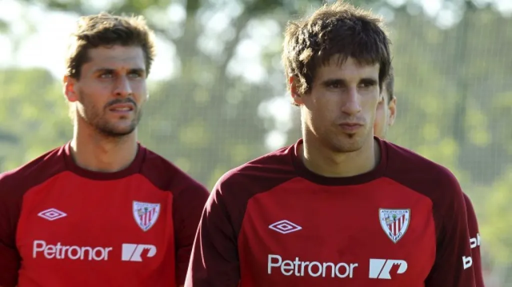 Fernando Llorente (vlevo) a Javi Martínez ještě spolu v Bilbau