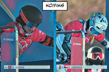 Komiks se zlatou Ester Ledeckou