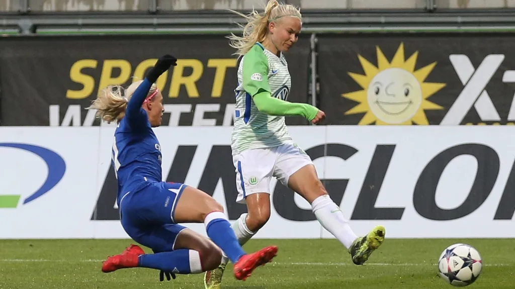 Utkání Wolfsburg - Slavia Praha