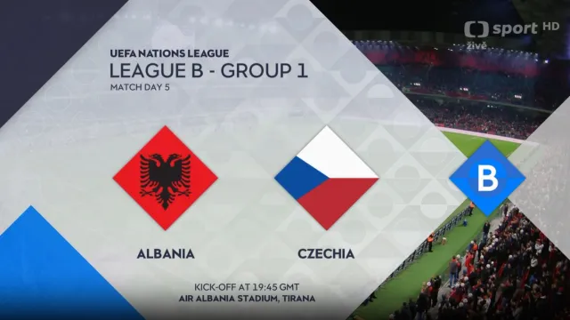 Sestřih utkání Albánie – Česko