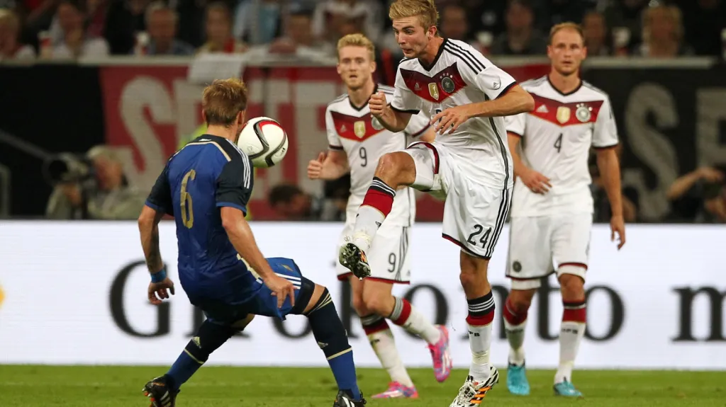 Utkání Německo - Argentina