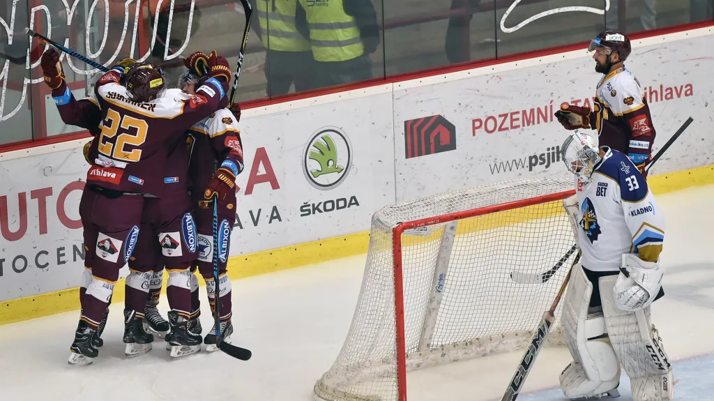 Radost hráčů Jihlavy 