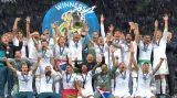 Slavnostní ceremoniál po finále LM Real Madrid - Liverpool