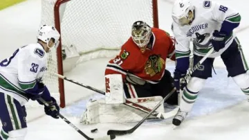 Utkání Chicago Blackhawks - Vancouver Canucks