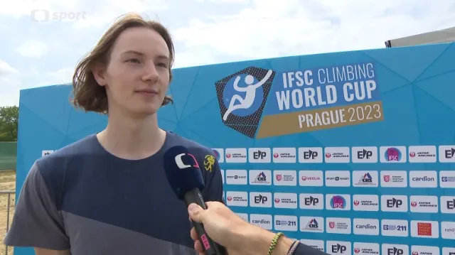 Jáchym Cink po kvalifikaci boulderingu