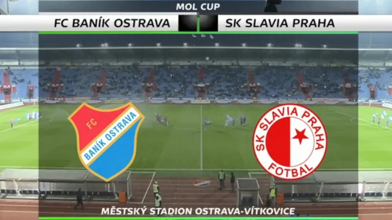 Sestřih osmifinále poháru Baník Ostrava - Slavia Praha