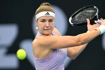 Karolína Muchová na turnaji v Brisbane