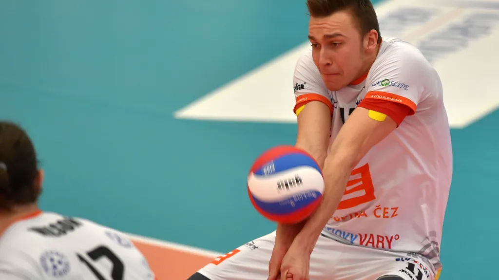 Volejbalista Karlovarska Lukáš Vašina